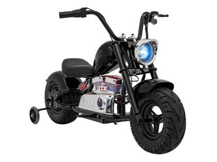 Motocykel Chopper Warrior čierny