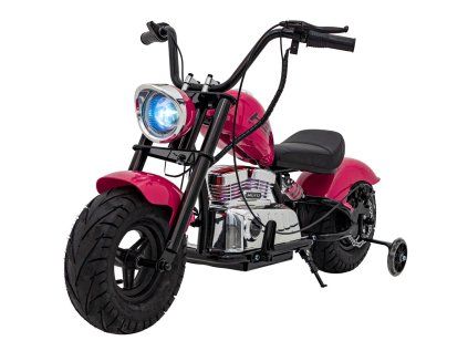Motocykel Chopper Warrior ružový