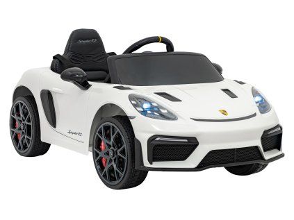 Detské autíčko Porsche Spyder RS 718, biele športové