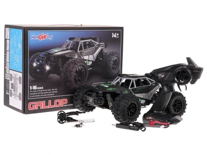 Crawler GALLOP 1:16 R/C Zelený