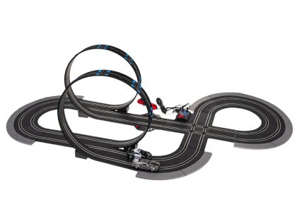 Závodná dráha s autami + tehly