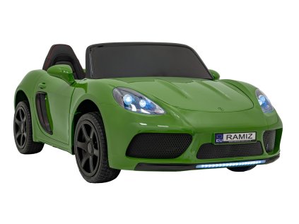 Vozidlo Perfecta lakované na zeleno