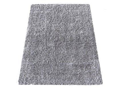 Sivý protišmykový shaggy koberec Camel