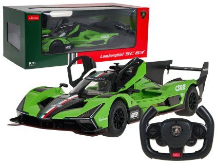 R/C auto 1:14 Lamborghini SC63 Green RASTAR