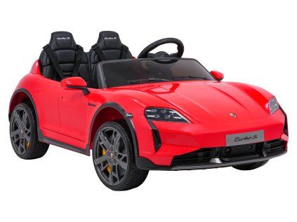 Porsche Taycan Turbo S červené autíčko