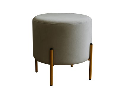 Taburetka na nožičkách Star - sivá