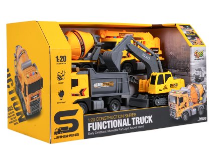 Sada stavebných vozidiel 1:20