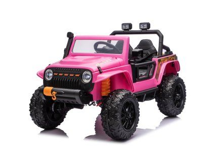 Auto Jeep Monster ružové