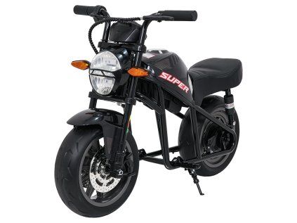 Detská motorka SUPERMOTO, čierna