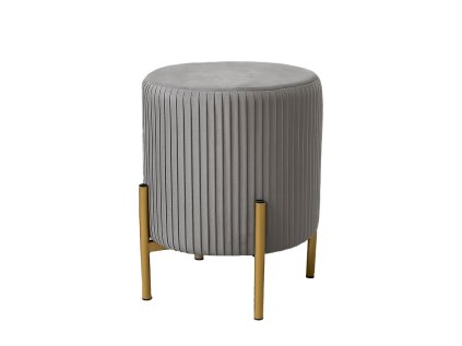 Taburetka na nožičkách Star II - sivá