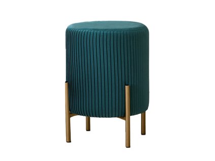 Taburetka na nožičkách Star II - smaragdová