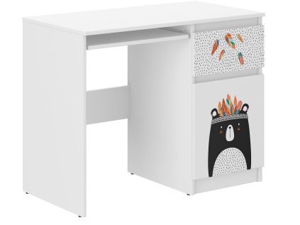 Detský písací stôl N-33 MEDVEDÍK ČIERNO-BIELY