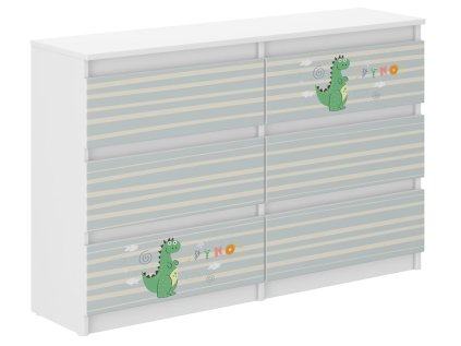 Detská komoda R-120 DINO