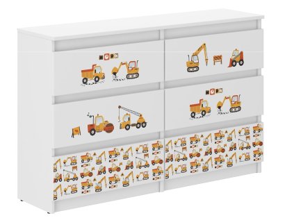 Detská komoda R-120 STAVEBNÉ NÁRADIE