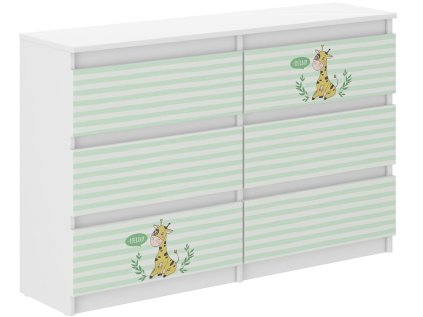 Detská komoda R-120 ŽIRAFA