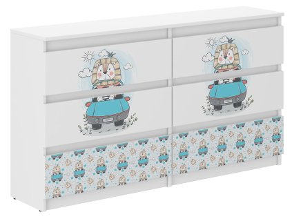 Detská komoda R-140  LEV KRÁĽ