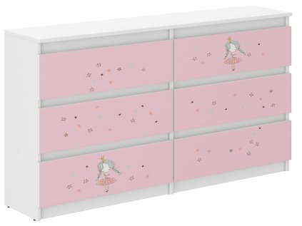 Detská komoda R-140 PRINCEZNÁ