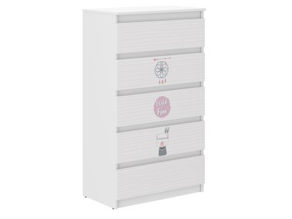 Detská komoda R-5 MEDVEDÍK INDIÁN