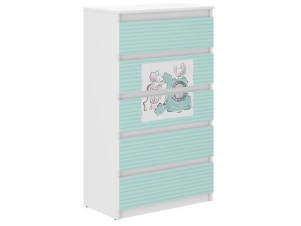 Detská komoda R-5 PRIATELIA