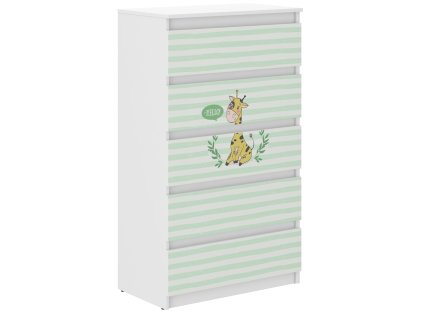 Detská komoda R-5 ŽIRAFA