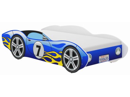 Detská posteľ  Autíčko CORVETTA 160x80 MODRÁ