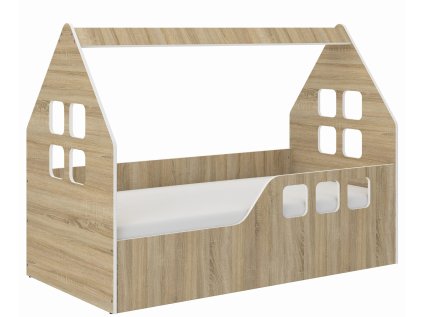 Detská posteľ DOMEK SONOMA 160x80 (pravá)
