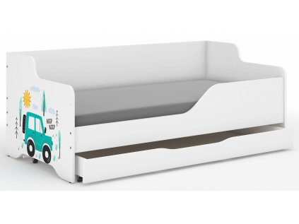 Detská posteľ LILU 160x80 AUTÍČKA – bočnice