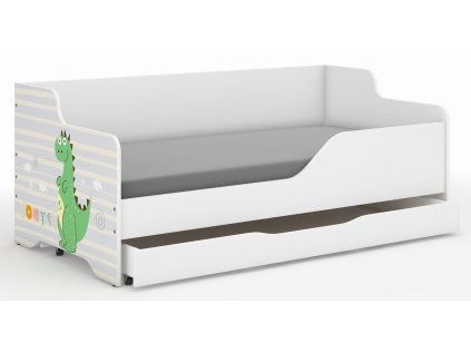 Detská posteľ LILU 160x80 s bočnicami DINO