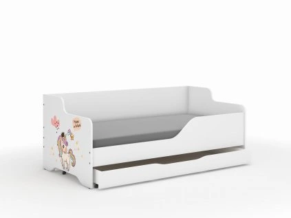 Detská posteľ LILU 160x80 JEDNOROŽEC RAINBOW – bočnice