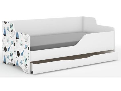 Detská posteľ LILU 160x80 KOSMOS – bočnice
