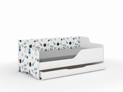 Detská posteľ LILU 160x80 KOSMOS – komplet