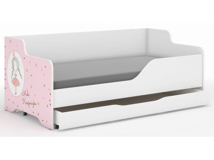 Detská posteľ LILU 160x80 PRINCEZNÁ – bočnice