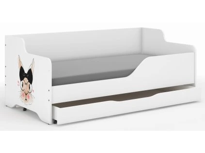 Detská posteľ LILU 160x80 PAN KRÓLIK – bočnice