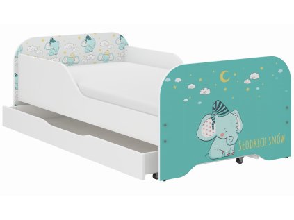 Detská posteľ MIKI 140x70 SLON