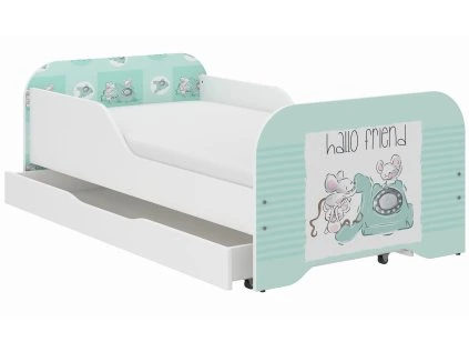 Detská posteľ MIKI 160x80 PRIATELIA