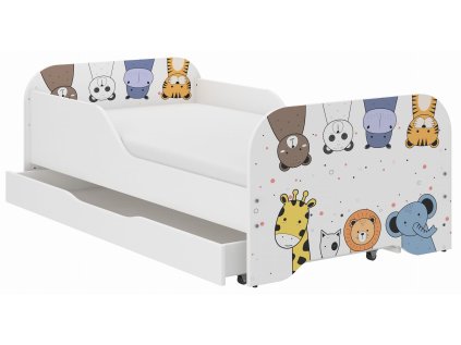 Detská posteľ MIKI 140x70 MINI ZOO