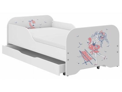 Detská posteľ MIKI 140x70 PLAŽ
