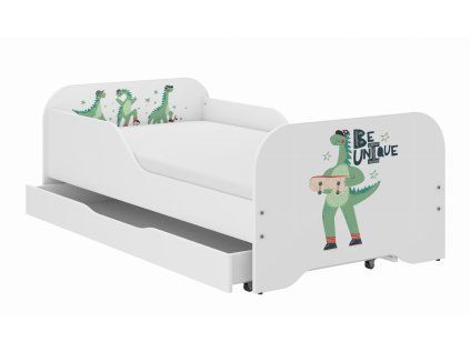 Detská posteľ MIKI 160x80 DINO TRAVEL