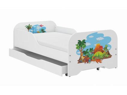 Detská posteľ MIKI 160x80 DINO WORLD