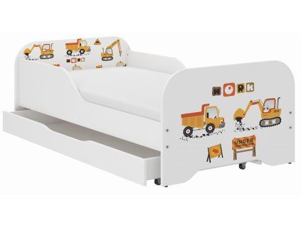 Detská posteľ MIKI 160x80 STAVEBNÉ NÁMESTIE