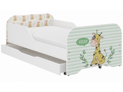 Detská posteľ MIKI 160x80 ŽIRAFA