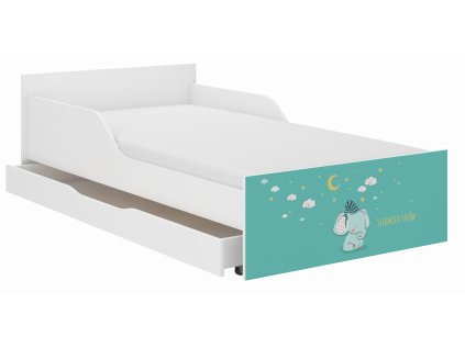 Detská posteľ PUFI 160x80 SLONÍK