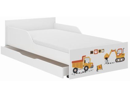 Detská posteľ PUFI 180x90 STAVEBNÉ NÁMESTIE