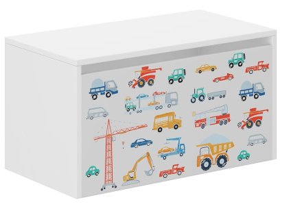 KONTAJNER NA HRAČKY STROJOV