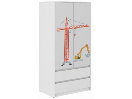 Detská skriňa B-9 Stroje