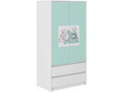 Detská skriňa B-9 PRIATELIA