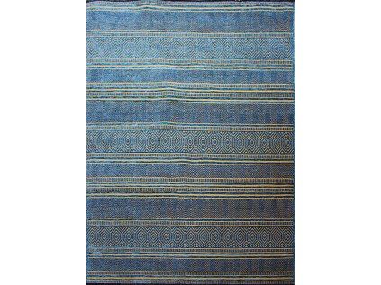 Koberec Saran G001  BLUE – modrý obdĺžnikový