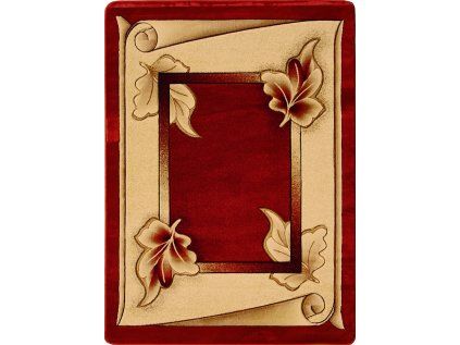 Koberec Adora 7014 RED – červený oválny