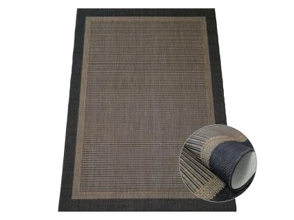 Koberec Eqos 0001 BROWN – hnedý obdĺžnikový