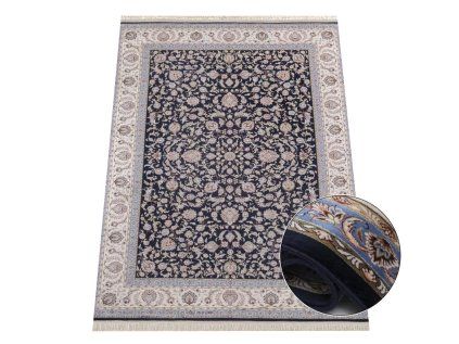 Koberec Anatolia Silk 66524 BLUE – modrý obdĺžnikový
